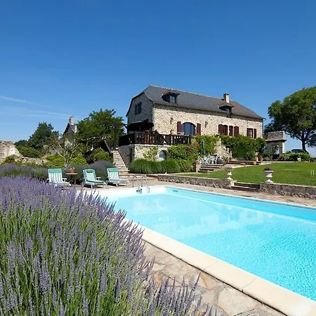 Villa Saint-andre-de-najac Sleeps 8 Pool Wifi